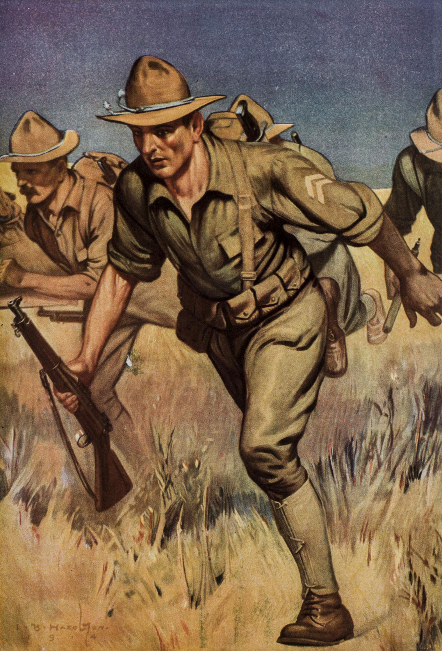 Reproduction of a conscription poster for the US Army